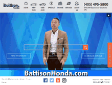 Tablet Screenshot of battisonhonda.com